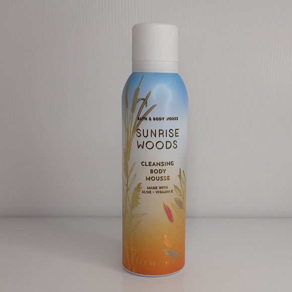 BATH & BODY WORKS 'SUNRISE~WOODS'  BODY CLEANSING MOUSSE - Picture 1 of 9